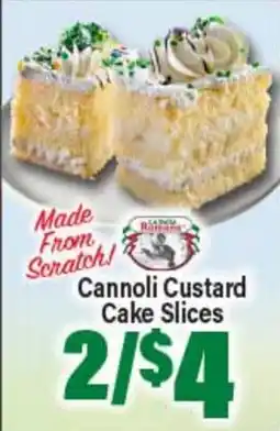 Angelo Caputo's Fresh Market Cannoli Custard Cake Slices offer