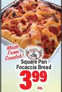 Angelo Caputo's Fresh Market Square Pan Focaccia Bread offer