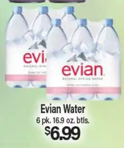 Angelo Caputo's Fresh Market Evian Water offer