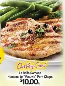 Angelo Caputo's Fresh Market La Bella Romana Homemade Vesuvio Pork Chops offer