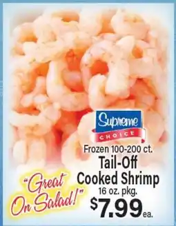 Angelo Caputo's Fresh Market Frozen 100-200 ct. Tail-Off Cooked Shrimp offer