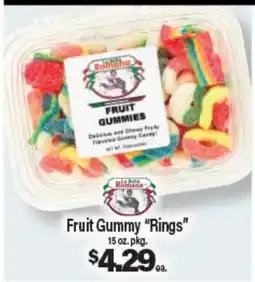 Angelo Caputo's Fresh Market Fruit Gummy Rings offer