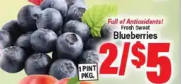 Angelo Caputo's Fresh Market Fresh Sweet Blueberries offer