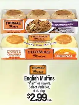 Angelo Caputo's Fresh Market English Muffins offer