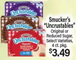Angelo Caputo's Fresh Market Smucker's Uncrustables offer
