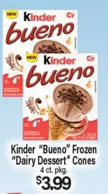 Angelo Caputo's Fresh Market Kinder Bueno Frozen Dairy Dessert Cones offer