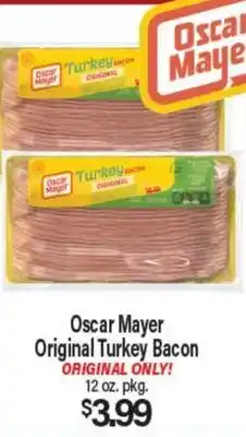 Angelo Caputo's Fresh Market Oscar Mayer Original Turkey Bacon offer