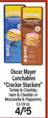 Angelo Caputo's Fresh Market Oscar Mayer Lunchables Cracker Stackers offer