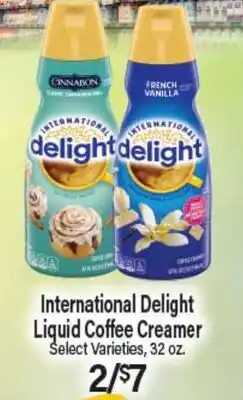 Angelo Caputo's Fresh Market International Delight Liquid Coffee Creamer offer
