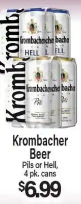Angelo Caputo's Fresh Market Krombacher Beer offer