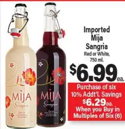 Angelo Caputo's Fresh Market Imported Mija Sangria offer