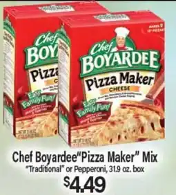 Angelo Caputo's Fresh Market Chef Boyardee Pizza Maker Mix offer