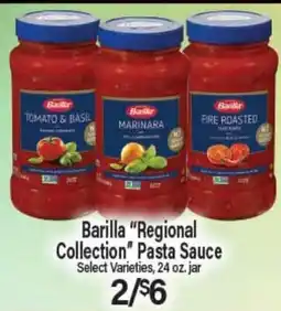 Angelo Caputo's Fresh Market Barilla Regional Collection Pasta Sauce offer
