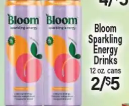 Angelo Caputo's Fresh Market Bloom Sparkling Energy Drinks offer