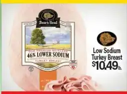Angelo Caputo's Fresh Market Low Sodium Turkey Breast offer