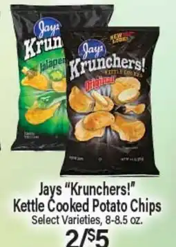 Angelo Caputo's Fresh Market Jays Krunchers! Kettle Cooked Potato Chips offer