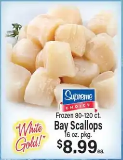 Angelo Caputo's Fresh Market Frozen 80-120 ct. Bay Scallops offer