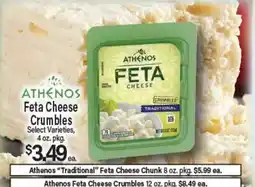Angelo Caputo's Fresh Market Athenos Feta Cheese Chunk 8 oz. pkg. $5.99 ea offer