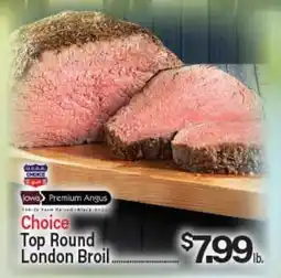 Angelo Caputo's Fresh Market Choice Top Round London Broil offer