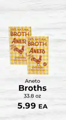 Sunset Foods Aneto Broths offer