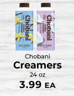 Sunset Foods Chobani Creamers offer