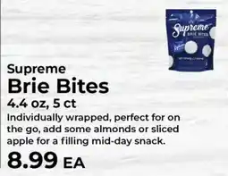 Sunset Foods Supreme Brie Bites offer