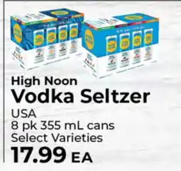 Sunset Foods High Noon Vodka Seltzer offer
