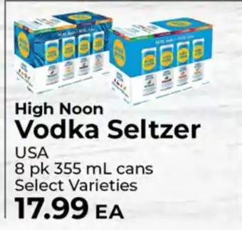 Sunset Foods High Noon Vodka Seltzer offer