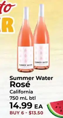 Sunset Foods Summer Water Rosé offer