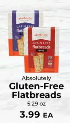 Sunset Foods Absolutely Gluten-Free Flatbreads offer