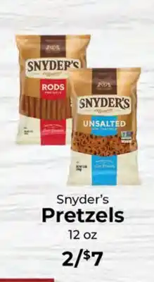Sunset Foods Snyder's Pretzels offer