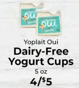 Sunset Foods Yoplait Oui Dairy-Free Yogurt Cups offer
