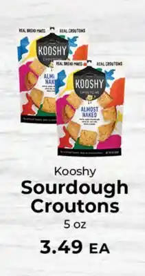 Sunset Foods Kooshy Sourdough Croutons offer