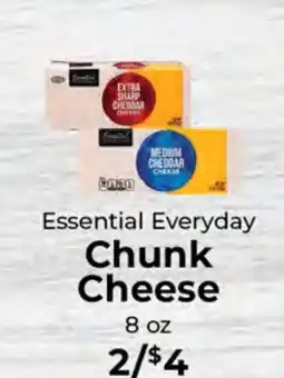 Sunset Foods Essential Everyday Chunk Cheese offer