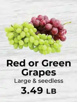 Sunset Foods Red or Green Grapes offer