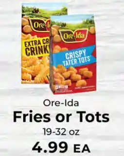 Sunset Foods Ore-Ida Fries or Tots offer