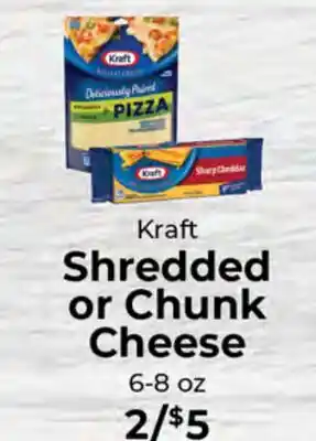 Sunset Foods Kraft Shredded or Chunk Cheese offer