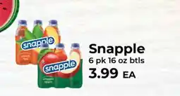 Sunset Foods Snapple offer