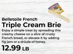 Sunset Foods Belletoile French Triple Cream Brie offer