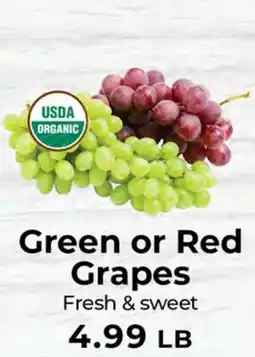 Sunset Foods Green or Red Grapes offer