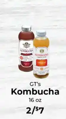 Sunset Foods GT's Kombucha offer