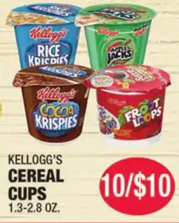 Carnicerias Jimenez KELLOGG'S CEREAL CUPS offer