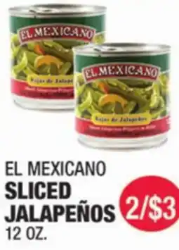Carnicerias Jimenez EL MEXICANO SLICED JALAPEÑOS offer