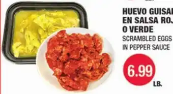 Carnicerias Jimenez SCRAMBLED EGGS IN PEPPER SAUCE offer