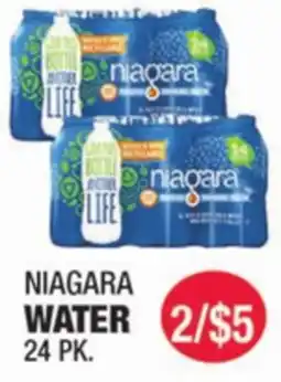 Carnicerias Jimenez NIAGARA WATER offer