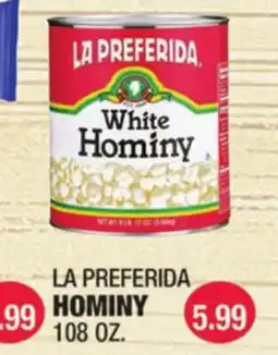 Carnicerias Jimenez LA PREFERIDA HOMINY offer