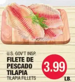 Carnicerias Jimenez U.S. GOV'T INSP. FILETE DE PESCADO TILAPIA offer