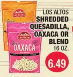 Carnicerias Jimenez LOS ALTOS SHREDDED QUESADILLA, OAXACA OR BLEND offer