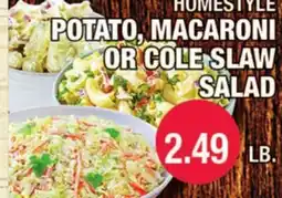 Carnicerias Jimenez HOMESTYLE POTATO, MACARONI OR COLE SLAW SALAD offer