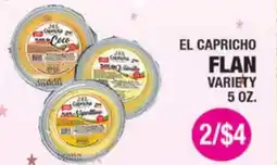 Carnicerias Jimenez EL CAPRICO FLAN VARIETY offer